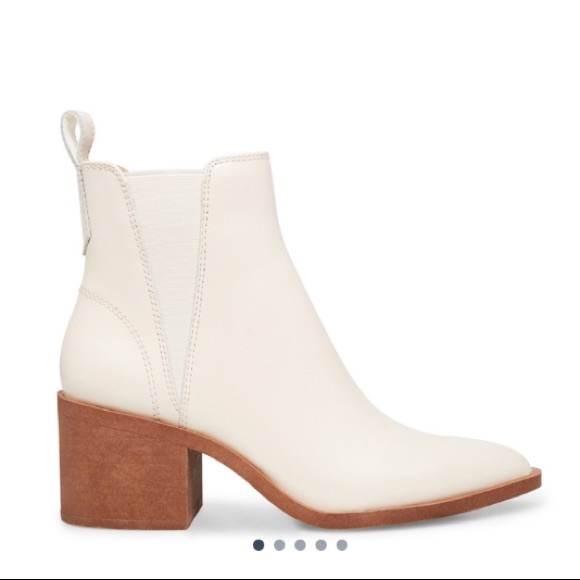 Steve Madden Shoes - Steve Madden Audience Bone Leather booties